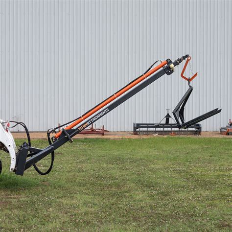 truss lift skid steer|26' skid steer truss boom.